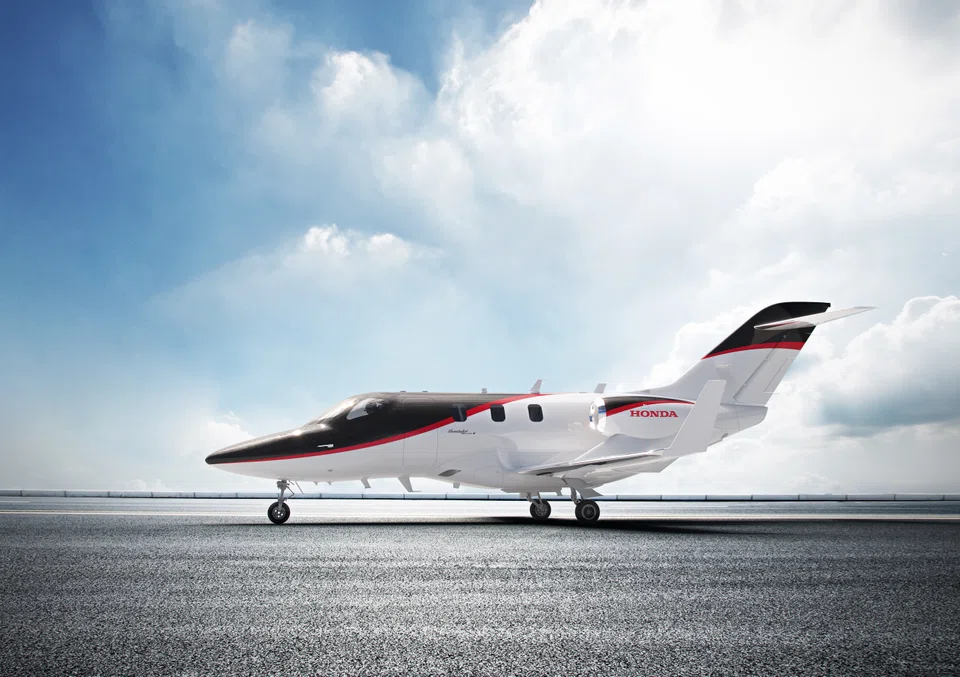 The Honda Aircraft HondaJet Elite II can seat up to eight occupants. 
