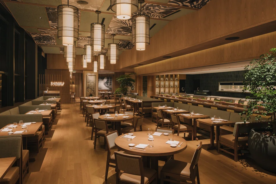 Nobu's eye-catching interiors.