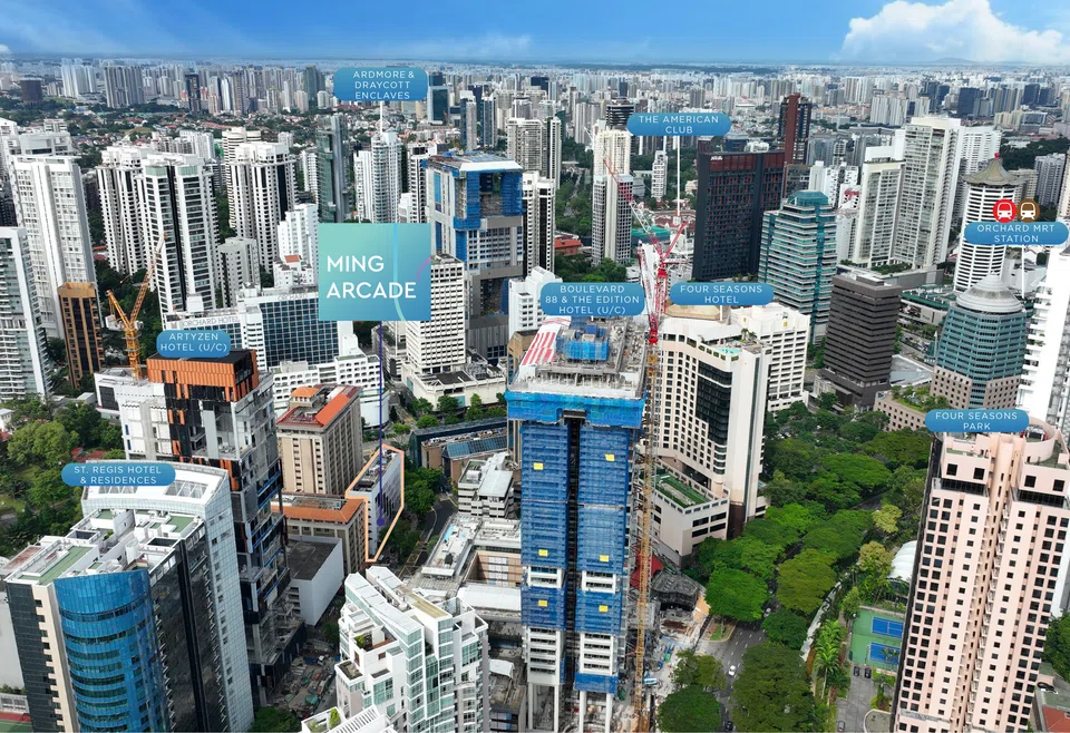 Hotel Properties Limited is selling all seven of its shop units in Ming Arcade to Singapore-based Royal Hiranandani for S$61 million.