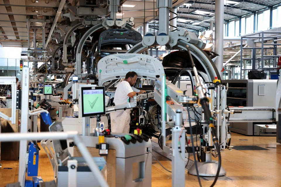 Production declines 0.4 per cent from September, led by the machinery and equipment sector,.