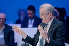 French central bank governor Francois Villeroy de Galhau says efforts are underway to regulate the non-bank financial sector.
