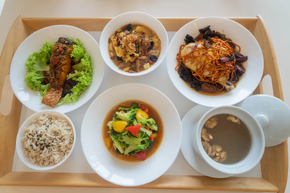 Muzi Confinement Centre meals are specially prepared to suit each mother's needs.