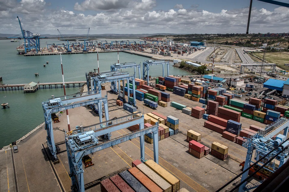 Cargo containers at the Port of Mombasa, Kenya. The US has taken a renewed interest in Africa as it vies for influence with Russia and China.