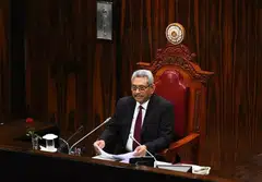 Gotabaya Rajapaksa said “Chinese funded infrastructure projects in Sri Lanka after 2006 brought in an element of geopolitical rivalry” that precipitated his overthrow.