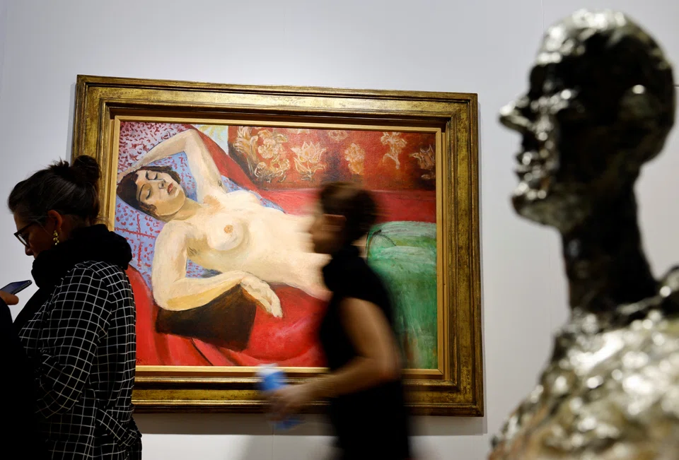 "Nu au Chale Vert" (1921-1922) by Henri Matisse at Paris+ par Art Basel on Oct 19, 2022.