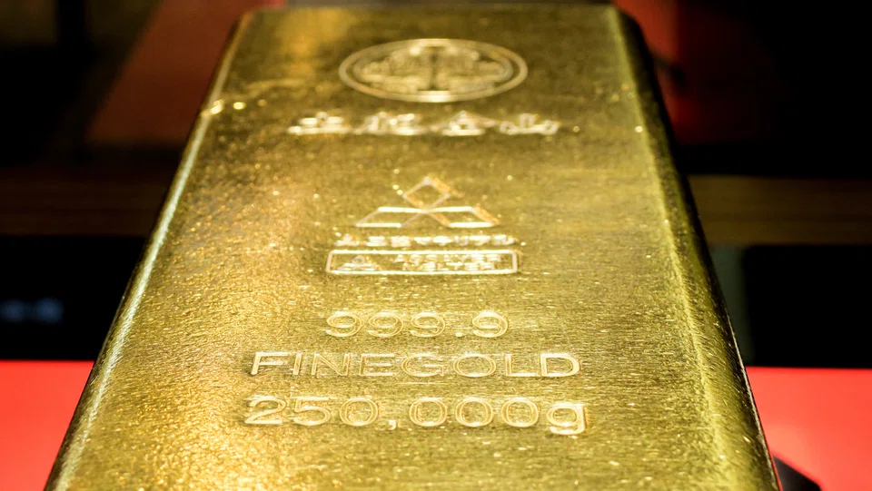 The largest gold bar is exhibited at the Toi Gold Mine theme park in Izu, Shizuoka Prefecture, Japan.