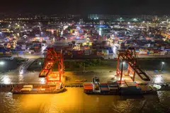 China's outbound shipments in September declined 6.2 per cent from a year ago, following a drop of 8.8 per cent in August, and beating economists’ forecast for a 7.6 per cent fall in a Reuters poll.