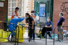 Shanghai residents will need to take nucleic acid tests at least once a week until the end of July, with workers at supermarkets, barbers, drugstores, shopping malls and restaurants required to undergo daily testing.