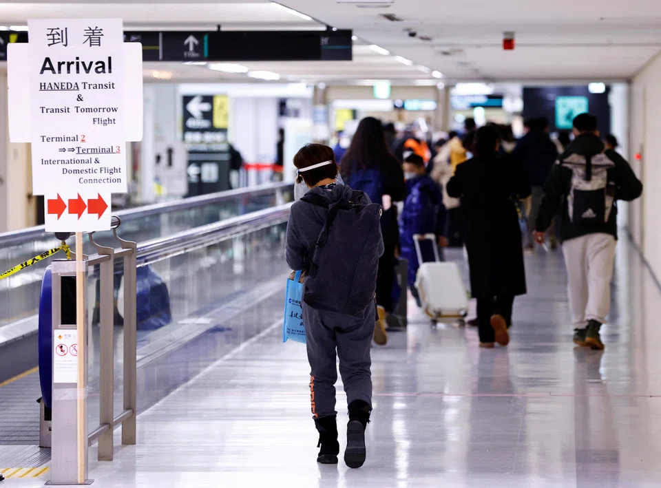 From Wednesday, arrivals from China will have to show proof of vaccination or a negative result obtained before departure – “just the same as all the other travellers and returnees”, a Japanese government statement said.