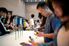 The iPhone 15 launch came at a time of slowing sales for Apple in China where it faces rising competitive pressure from domestic rivals like Huawei and Xiaomi.