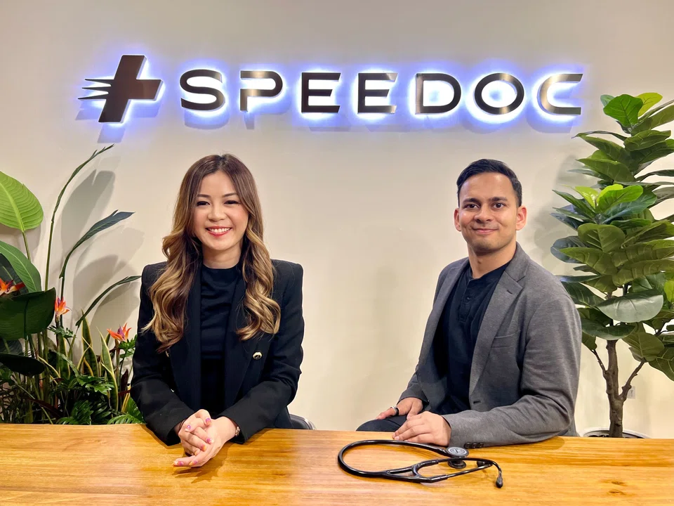 Speedoc's co-founder Serene Cai (left) and co-founder and CEO Dr Verma.