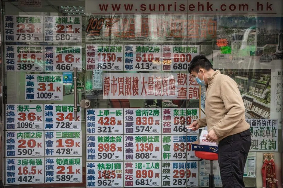 Hong Kong’s real estate industry has been under pressure stemming from rising interest rates and a population outflow. 