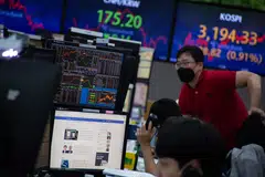 The benchmark Kospi ended down 10.34 points, or 0.44 per cent, at 2,340.27.