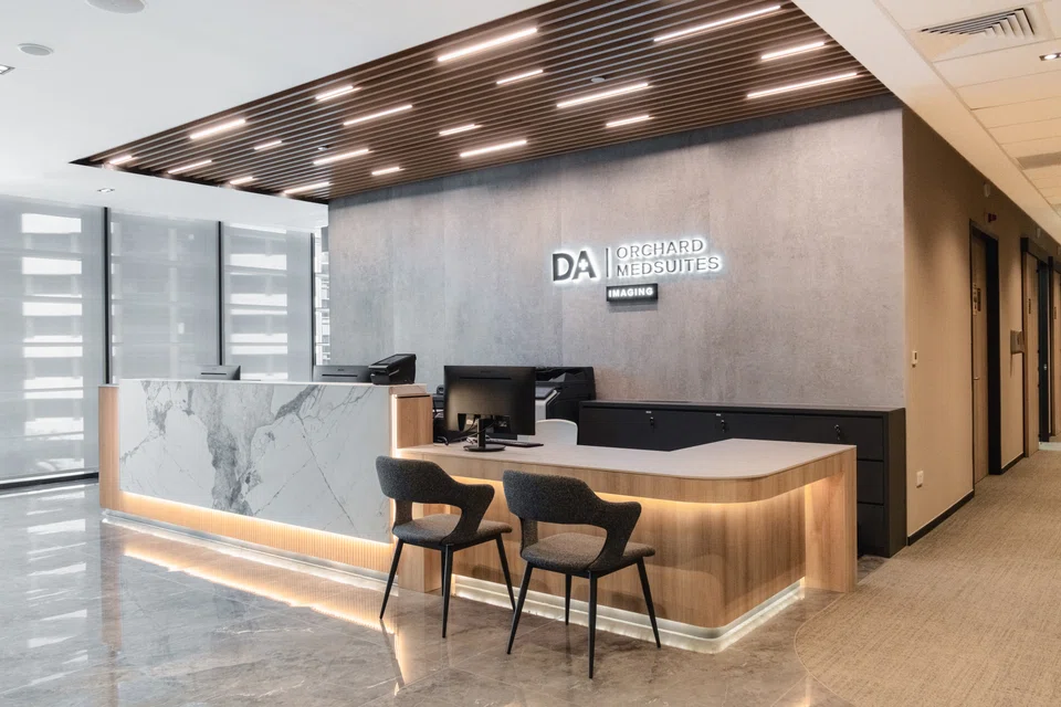 DA Orchard MedSuites is spread across 12,000 square feet of space on level 5 of Como Orchard.