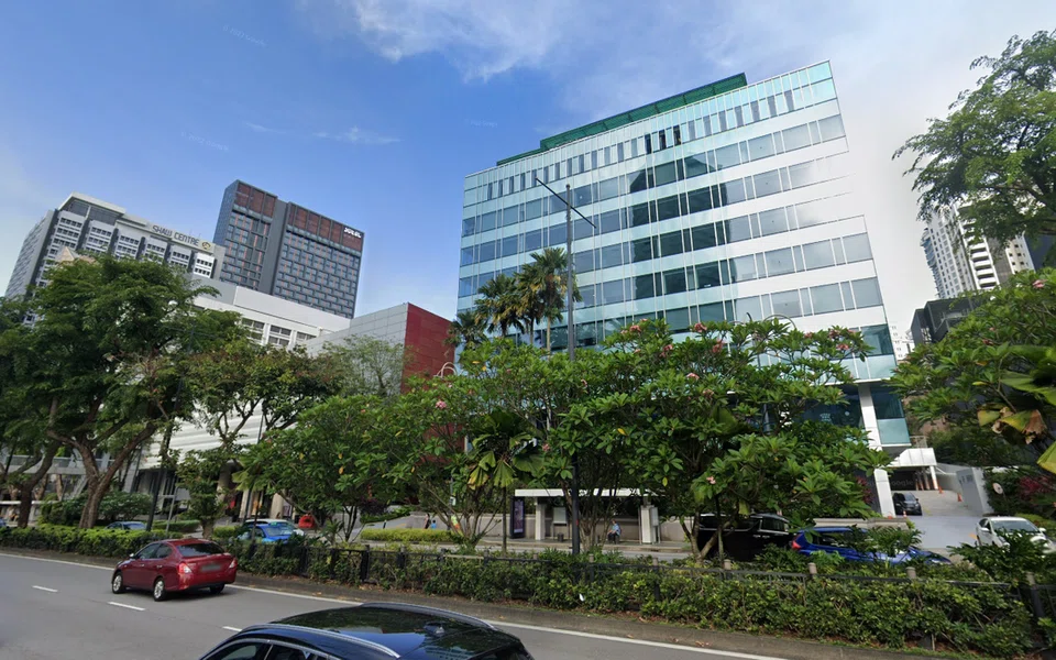 Cortina Holdings will be buying over the fourth level of 15 Scotts Road (pictured) for S$49 million. 