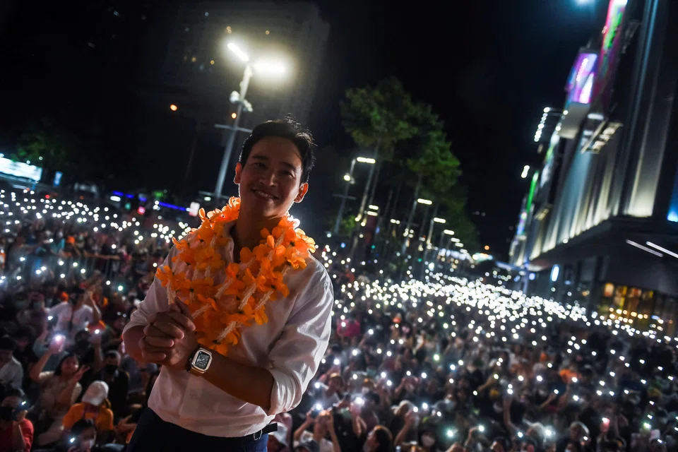 Pita Limjaroenrat, 42, the charismatic leader of the Move Forward party, is most-preferred PM candidate.