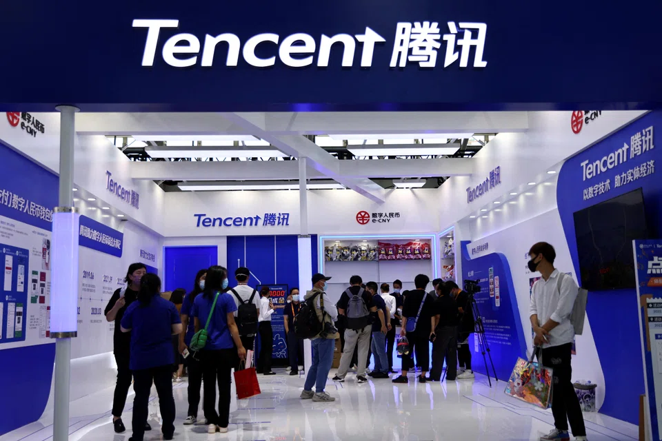 Tencent says revenue reached 155.19 billion yuan (S$29 billion) for the three months ended Dec 31.