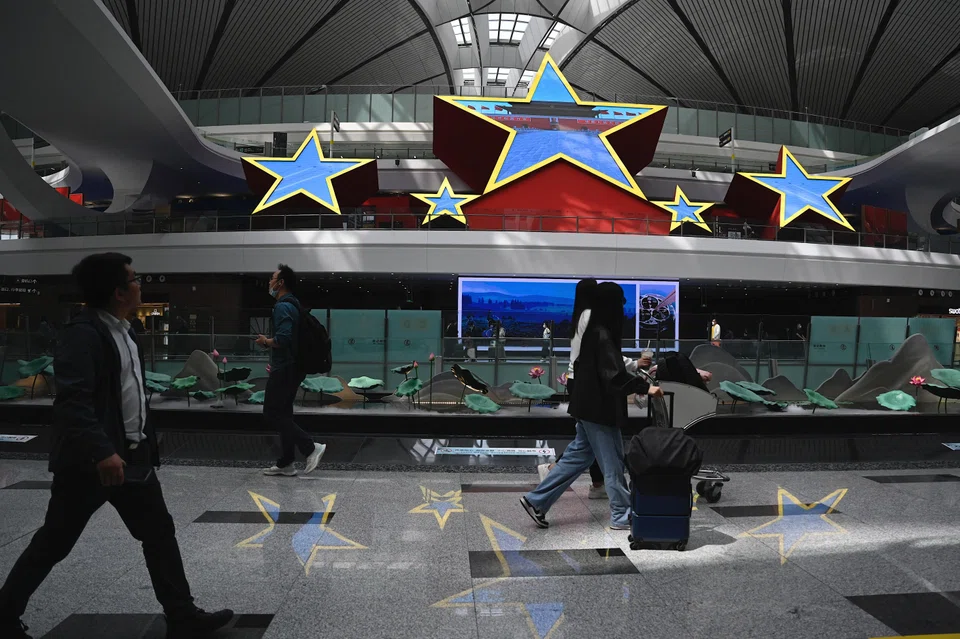 In the third quarter of 2023, air passenger traffic within China hit a record 180 million.