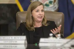 “We still are a long way from 2 per cent for inflation and it’s important that we identify a path, or are continuing on a path, that will allow us top reach 2 per cent inflation in a sustainable and timely way,” says Fed governor Michelle Bowman.