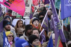 Around 16 trade unions representing teachers, civil servants, nurses and transport workers are expected to join picket lines and rallies.