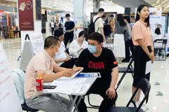 The jobless rate for people aged between 16 and 24 in China has been above 20 per cent for three consecutive months.