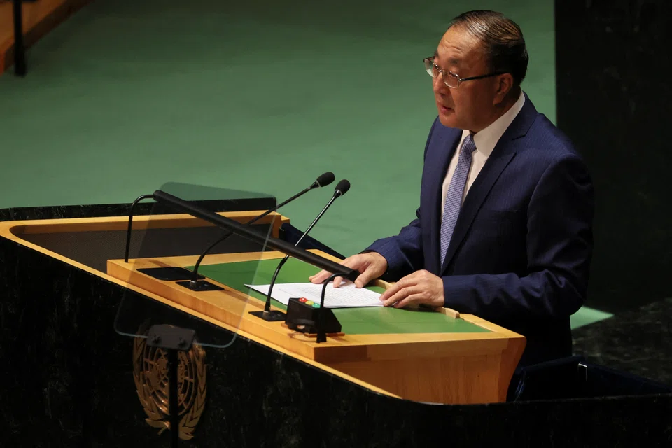 Ambassador Zhang Jun warned against making presumptions on how Beijing might react at the United Nations if North Korea goes ahead with its first nuclear test since 2017. 