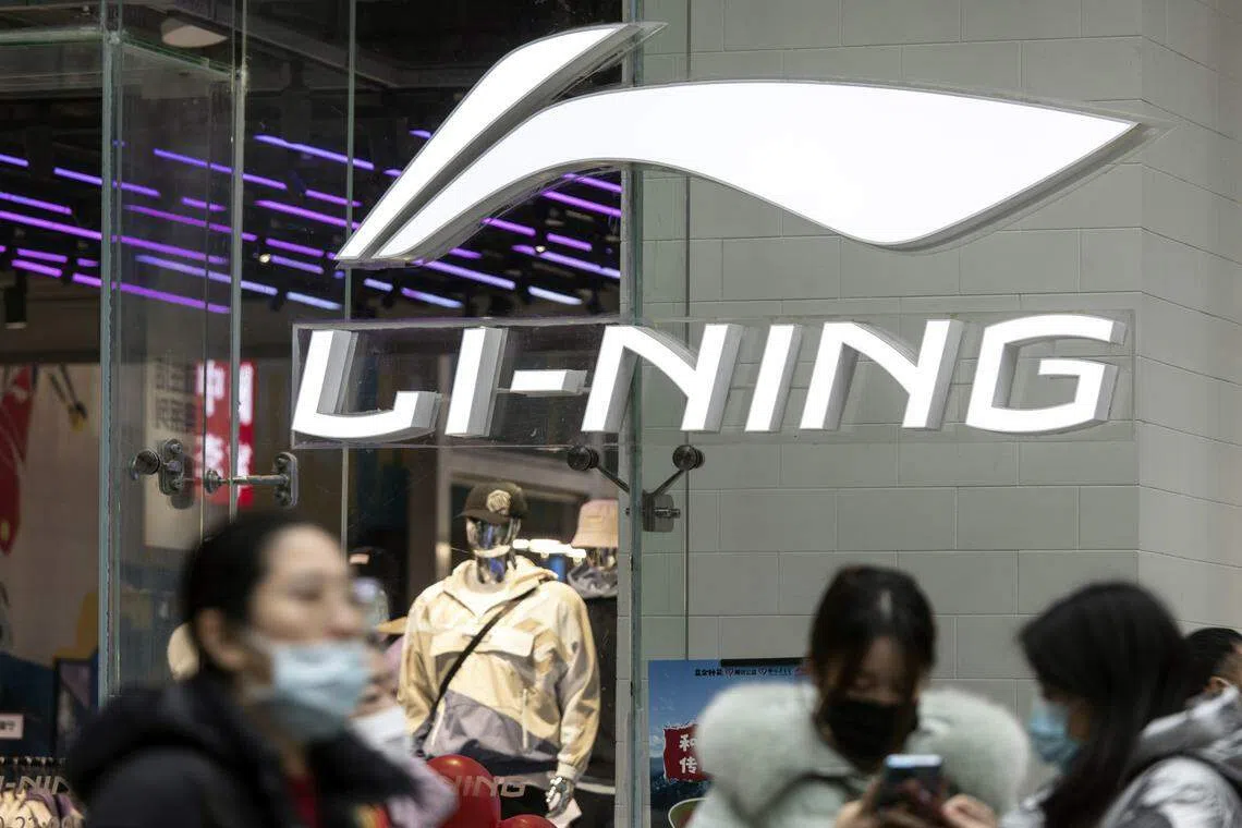 Li Ning says that it agrees to buy a commercial building in the city for HK$2.2 billion (S$376 million) from local developer Henderson Land Development.