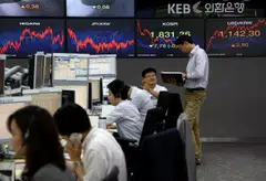 The benchmark Kospi ended down 15.44 points or 0.71 per cent at 2,155.49.