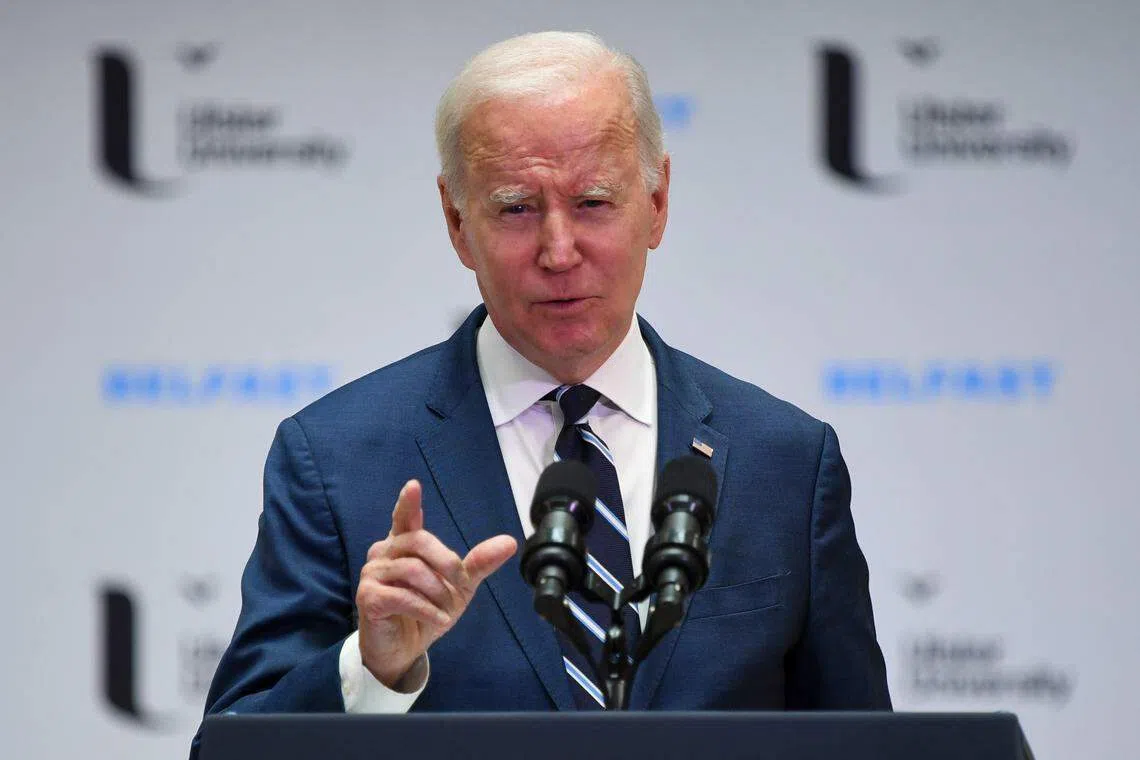 “I hope the assembly and the executive will soon be restored,” Biden said on Wednesday (Apr 12) during a speech in Belfast. “That’s a judgment for you to make, not me, but I hope it happens.” 