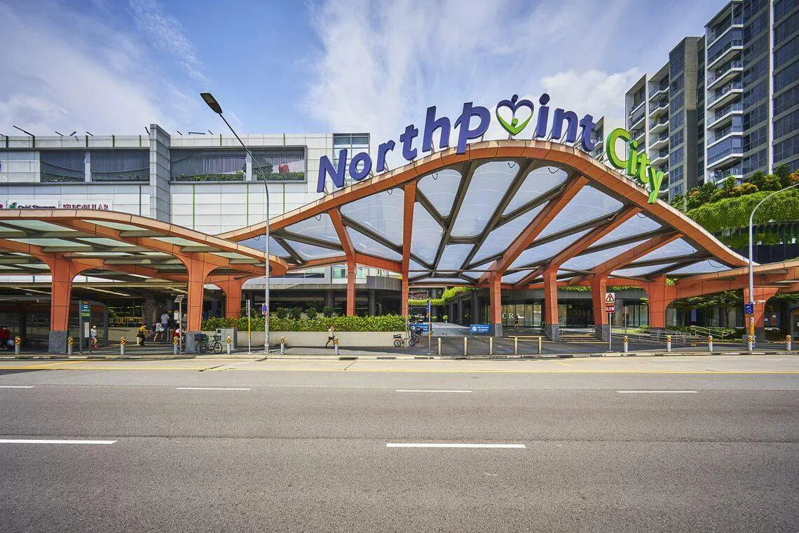 Analysts note that Frasers Centrepoint Trust, which has suburban malls such as Northpoint City North Wing in its portfolio, can be included in the benchmark index given its high market capitalisation.