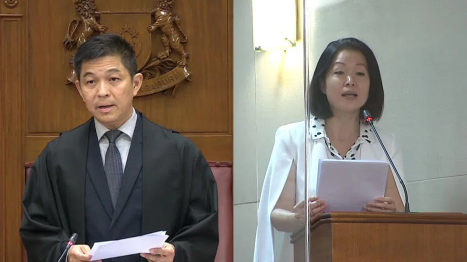 PM Lee says the resignations of Tan (left) and Cheng (right) are necessary to “maintain the high standards of propriety and personal conduct which the PAP has upheld all these years”.