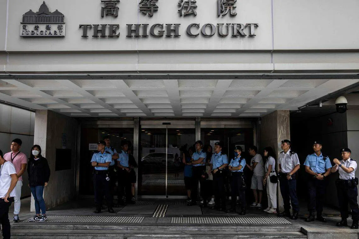 The High Court on Friday (Jul 28) declined the government’s application for an injunction to make it illegal for anyone with criminal intent to perform or broadcast Glory to Hong Kong, including the lyrics and melody, on grounds of national security. 