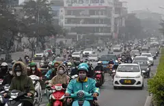 Hanoi tops air monitoring website IQAir’s table of the world’s most polluted cities.