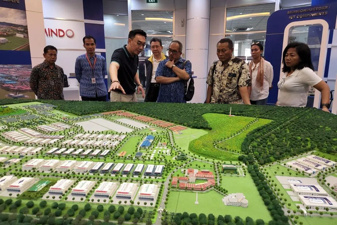 Gallant Venture receiving Indonesia Ambassador to Singapore Suryo Pratomo and his team at Batamindo Industrial Park on Jul 29, 2023. With the construction of new factories in Batamindo Industrial Park in Batam, Indonesia, 70,800 sq m and 85,000 sq m of new industrial space are expected to come onstream by the end of 2023 and 2024, respectively.