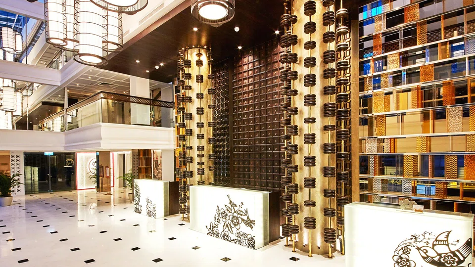 The main lobby of Link Hotel Singapore. The boutique hotel in Tiong Bahru was put up for sale through an expression of interest exercise in April. 