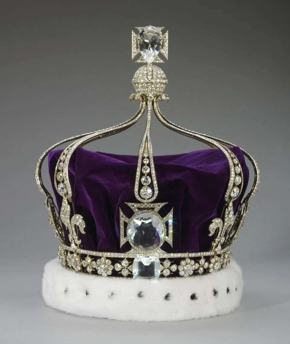 Queen Mary's Crown has been removed from display at the Tower of London for modification work ahead of the Coronation of Britain's King Charles and Queen Camilla on May 6, in London.
