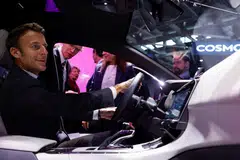 French President Emmanuel Macron said EV subsidies for lower-income households would rise to 7,000 euros next year from 6,000 euros, while falling to 5,000 euros for other French buyers.