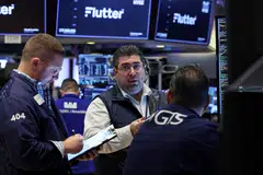 The Dow Jones Industrial Average falls 35.22 points, or 0.09 per cent, at the open to 38,298.23. 