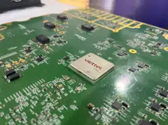 Vietnam's Military Industry and Telecommunications Group (Viettel) introduced its self-designed chips used for 5G base stations at the Vietnam International Innovation Expo 2023.