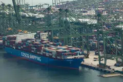 Non-oil domestic exports in February have shrunk 15.6% year on year, easing from the 25% tumble recorded in the previous month.