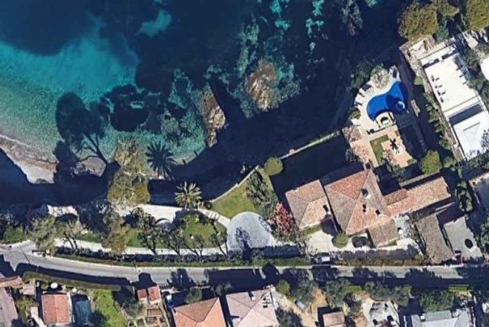 Villa Cuccia Noya 3, centre right, in Saint-Jean-Cap-Ferrat, France.