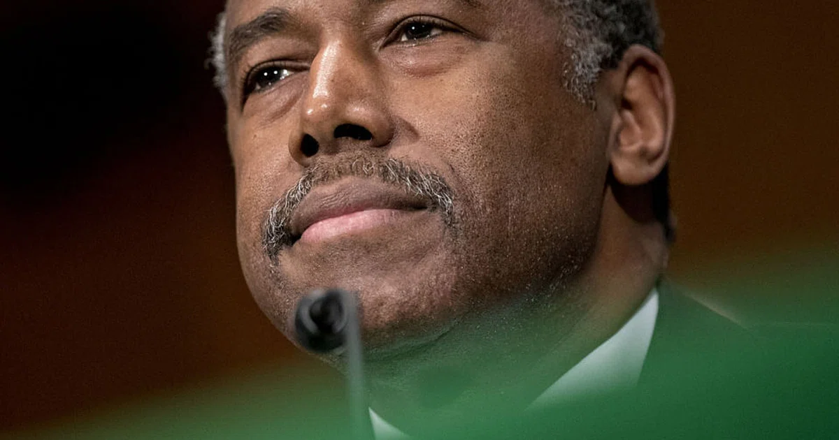 Carson grilled on his vision for housing - The Business Times
