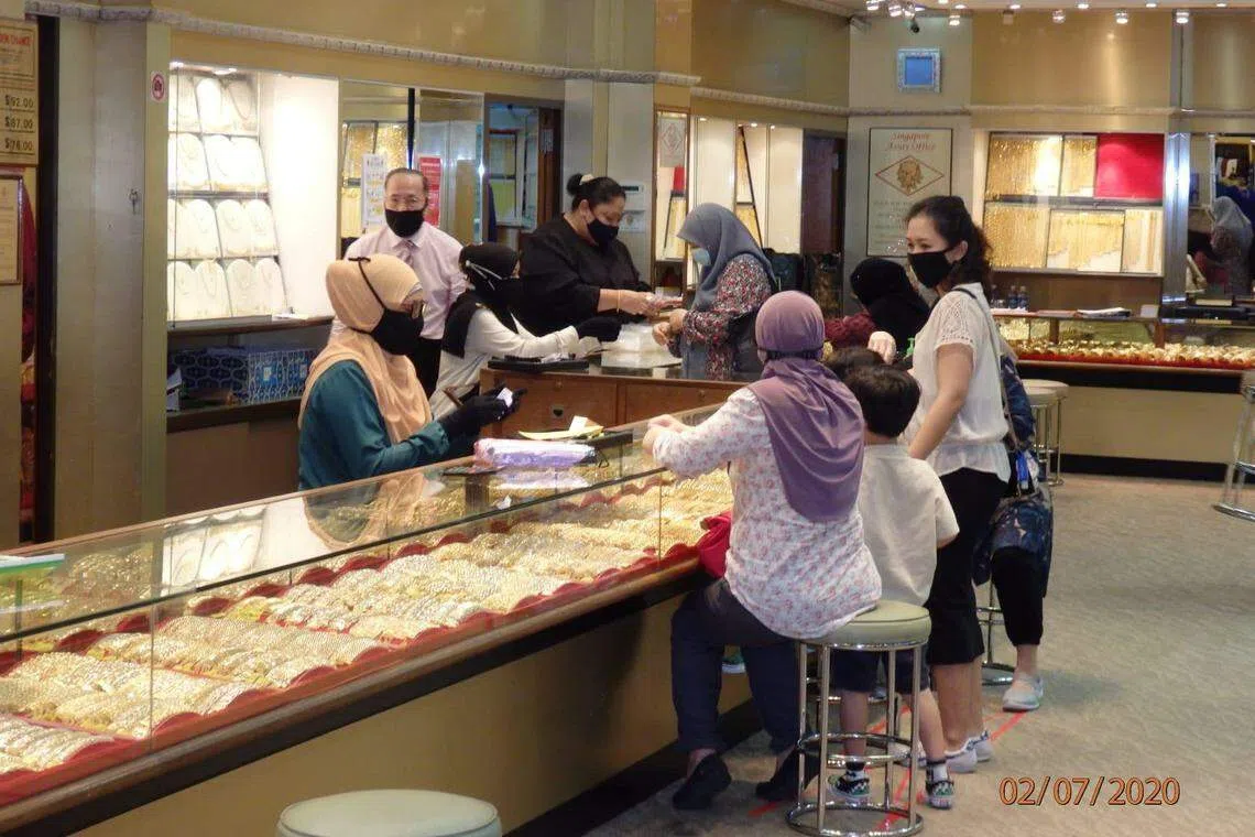 The company's H1 gold revenue falls 8.3 per cent to S$8.5 million, but net profit rises 33.8 per cent to S$1.9 million.