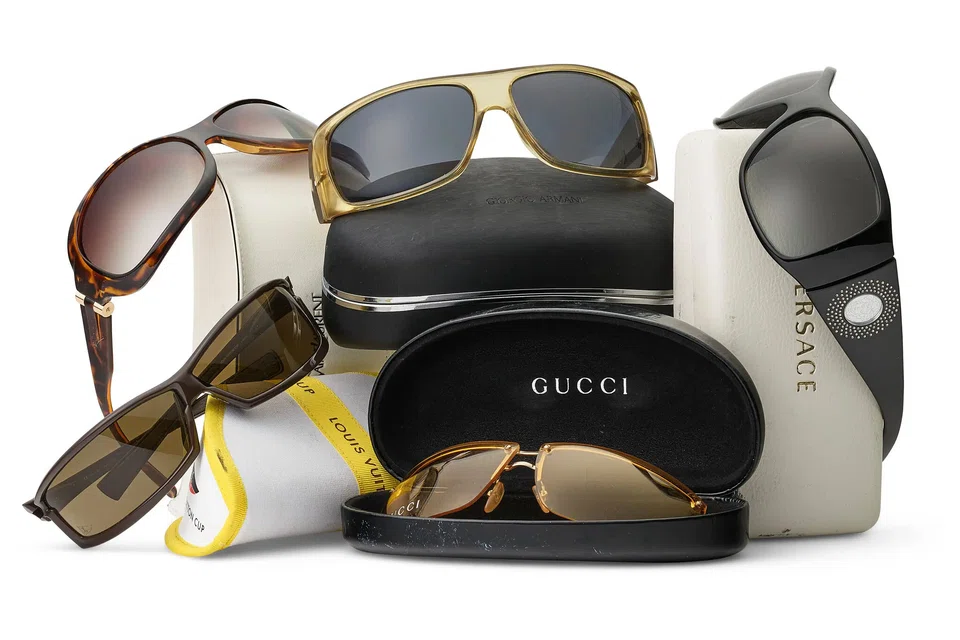 A selection of designer sunglasses owned by André Leon Talley are among the items to be auctioned by Christie’s. 