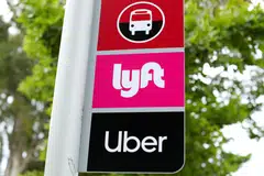 Lyft's gross bookings grew 15 per cent from a year earlier, compared with a 31 per cent jump in Uber’s mobility business.