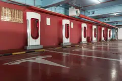 User apps show charging stations are down in Chengdu in Sichuan province and the nearby city of Chongqing.