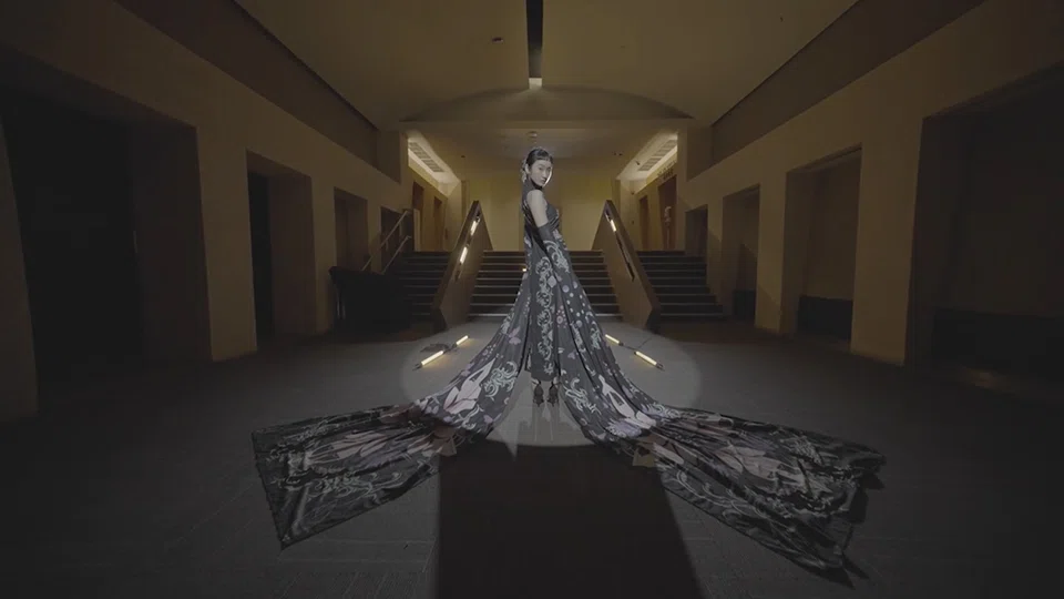 The Rejuvenation Gown is a modern take on the kebaya.