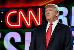 Donald Trump accused CNN of waging a campaign of “libel and slander” against him because it “fears” he will run for president again in 2024.