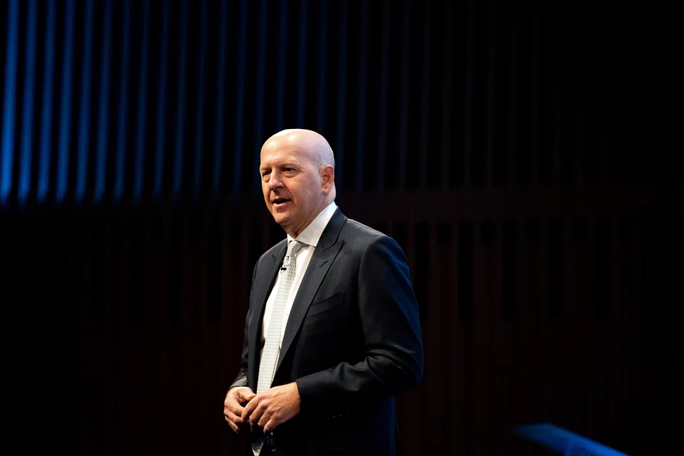 David Solomon, the chief executive of Goldman Sachs, in New York, Jan 29, 2019. 