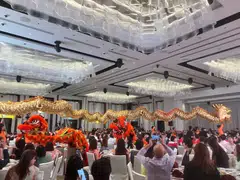 Enters the Dragon at the Redas Spring Festival Celebration held at the Grand Copthorne Waterfront Singapore on Thursday. 